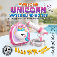Thumbnail for High-Pressure Unicorn Water Gun Backpack Set