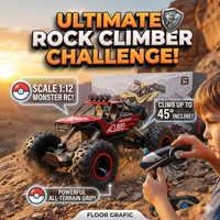 Thumbnail for 1:12 Scale Rock Climber Monster Remote Control Buggy