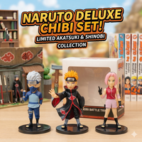 Thumbnail for Naruto Deluxe Figure Set With Akatsuki And Shinobi Collection