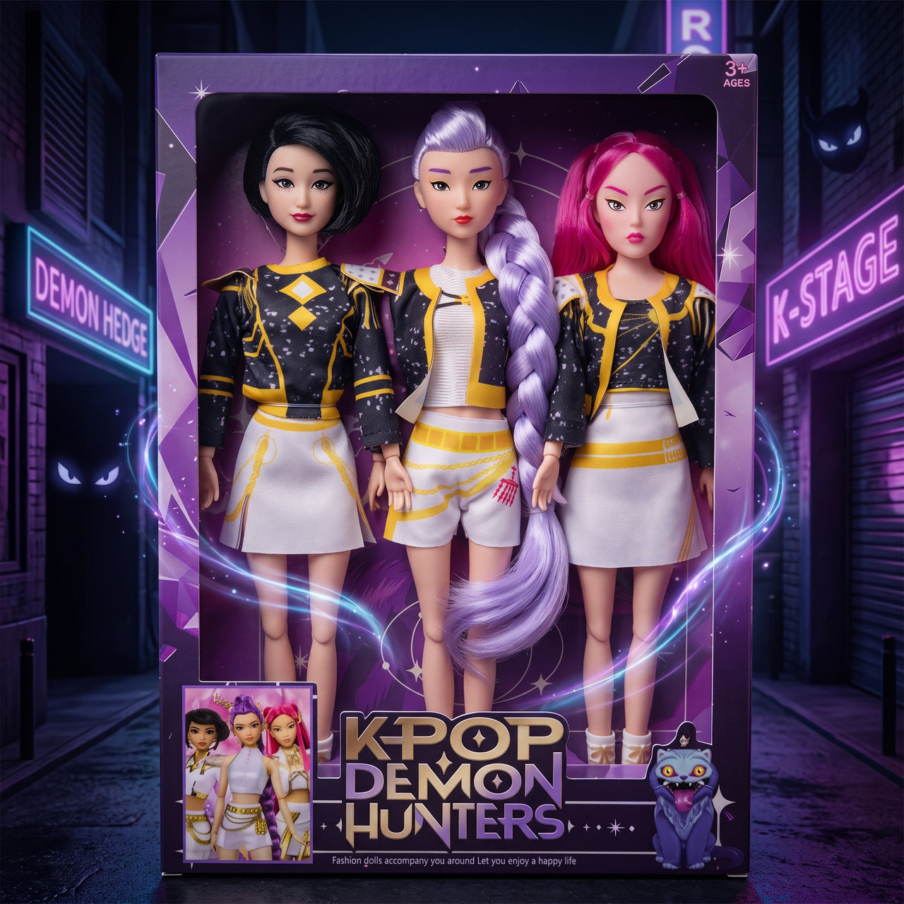 K-Pop Demon Hunters Fashion Doll Set Pack of 3
