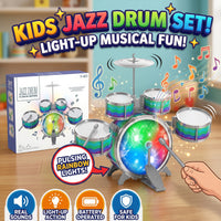 Thumbnail for Jazz Musical Drum Toys Set With Light And Sound