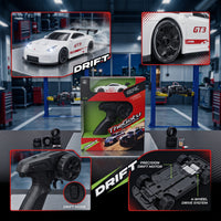 Thumbnail for 1:43 Scale 4DRC Remote Control GT3 Drift Racing Car
