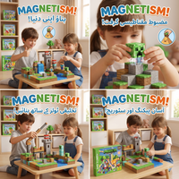 Thumbnail for DIY Magnetism Minecraft Magnetic Block