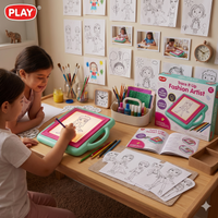 Thumbnail for PLAY™ Trace It Up Fashion Artist – LED Light-Up Tracing Board & Glow Design Activity Set for Kids