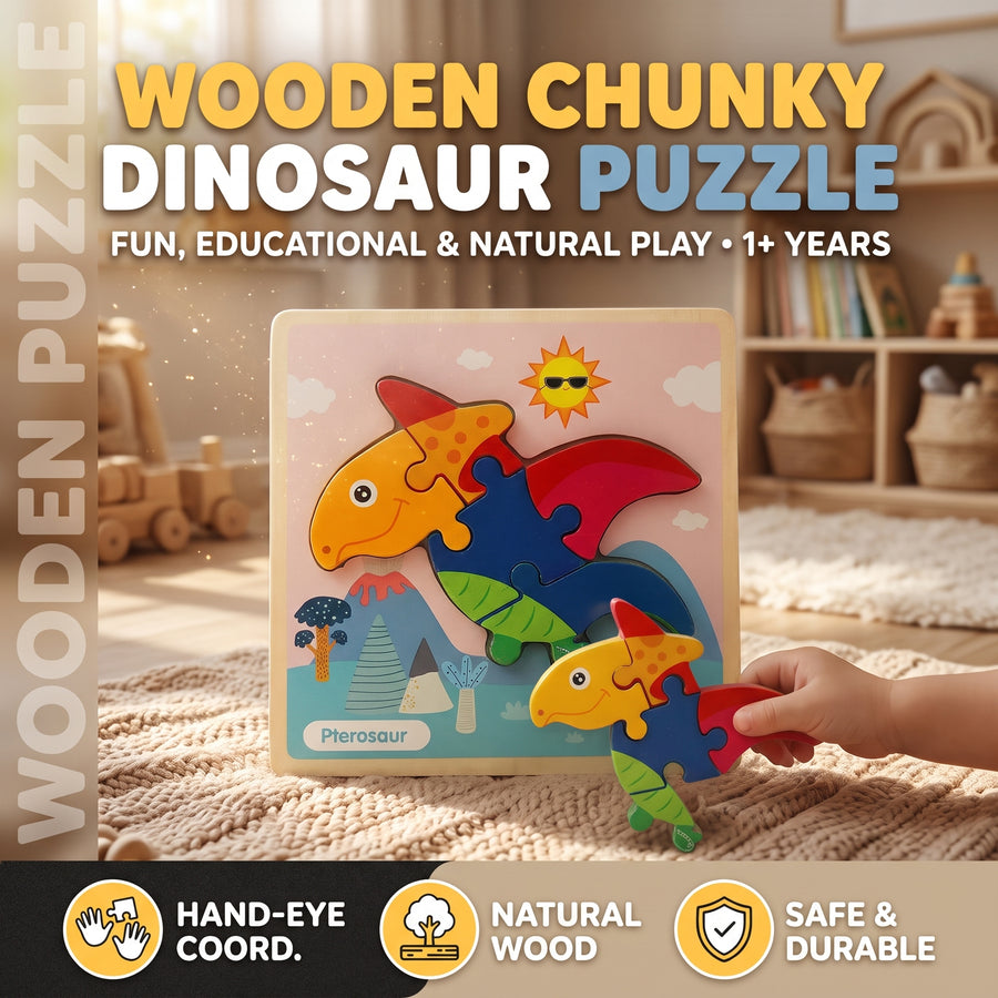 Pterosaur Chunky Board Puzzle