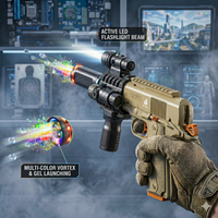 Thumbnail for M1911 Automatic Electric Gel Ball Blaster Colorful Lights And Smoke Effect