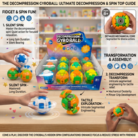 Thumbnail for Top Spin Gyroball Spinning Ball Toys (1 Pcs)