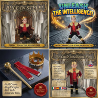 Thumbnail for Kids Little Intelligent Royal King Costume