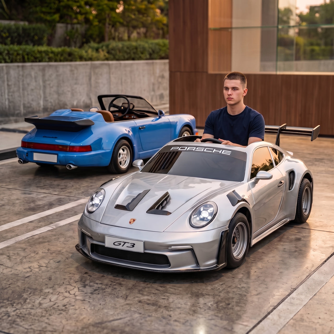 Porsche Elite Class Electric Ride On Car Custom Colors With 72V Lithium Battery