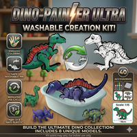 Thumbnail for 3D DIY Washable Inflatable Painting Dinosaur with Color