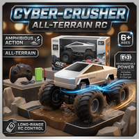 Remote Control Off-Road Waterproof Monster Cyber Truck With Stunt Vehicle