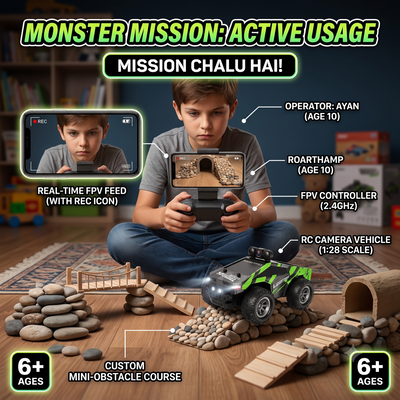 High-Speed Lightning Remote Control Camera Car