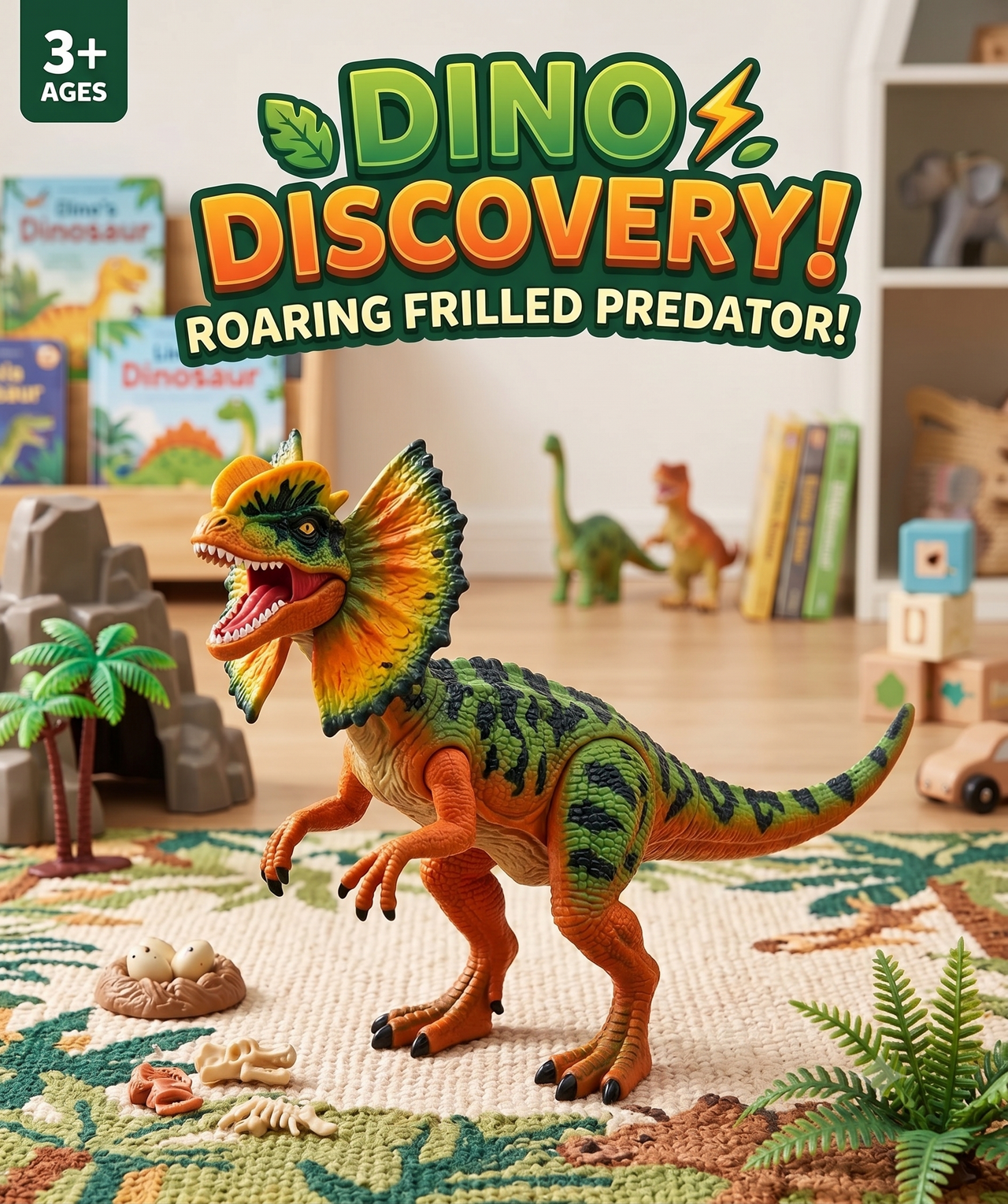 Stuff Dinosaur Ruber Toy Figure 1 Pcs