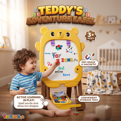 2 in 1 Teddy Adventure Easel Board