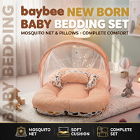 Thumbnail for Baby Bedding Set with Mosquito Net & Pillows