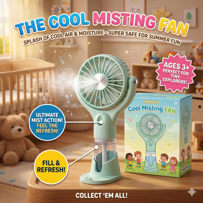 Cool And Refreshing Handheld Mist Spray Fan
