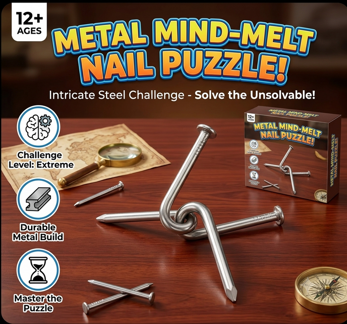 Metal Wire Magic Puzzle Set