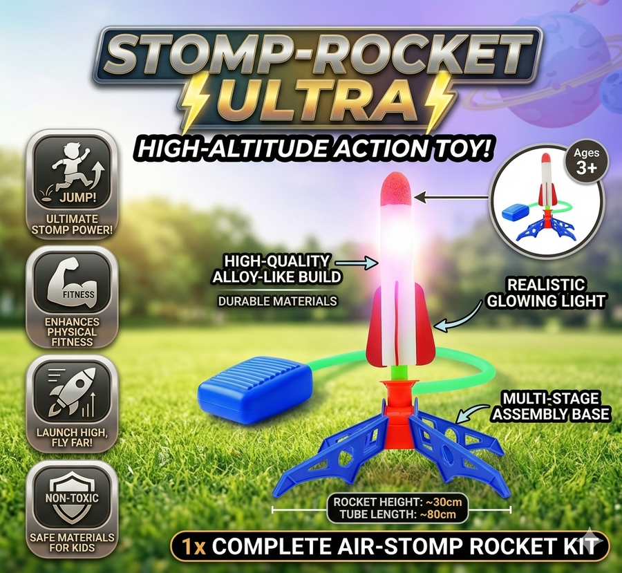 Air Rocket Foot Pump Launcher