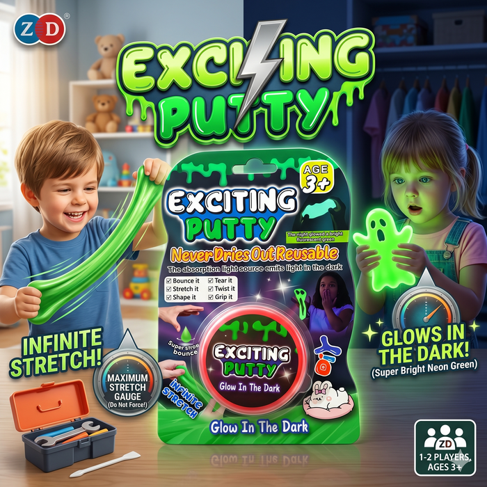 DIY Glow In the Dark Wire Drawing Putty