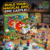 Thumbnail for My World 4-in-1 Minecraft Building Blocks Set