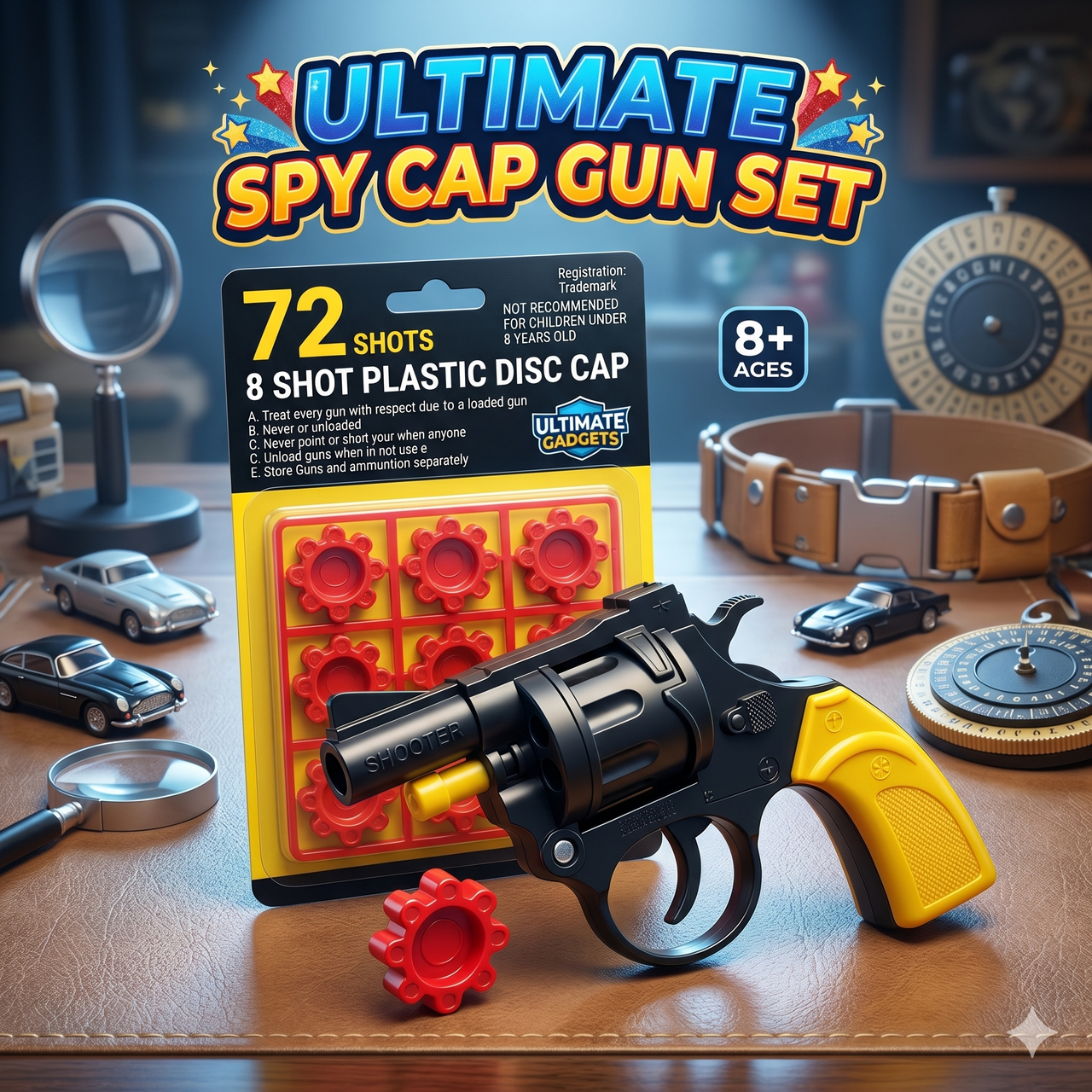 Thaa Thaa Fun Bullets + 1 Gun - 10 Packs Bullets