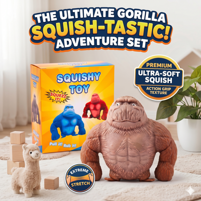 Soft Stretch Gorilla Stress Relief Toy Assortment