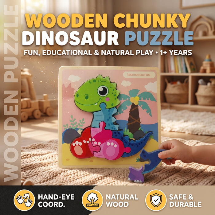 Spinosaurus Dinosaur Chunky Board Puzzle