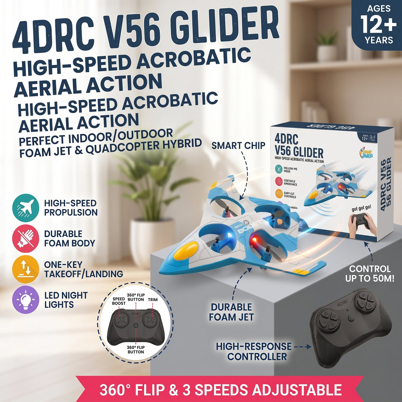4D RC V56 Borita 4-Axis UAV Drone