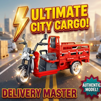 1:15 Scale Diecast Loader Rickshaw With Light And Sound And Smoke Effect