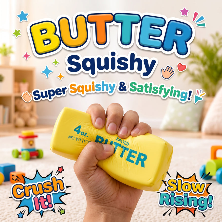 Salted Butter Stick Squishy Sensory Toy