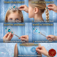 Thumbnail for Frozen Princess Wand, Tiara & Ring Set