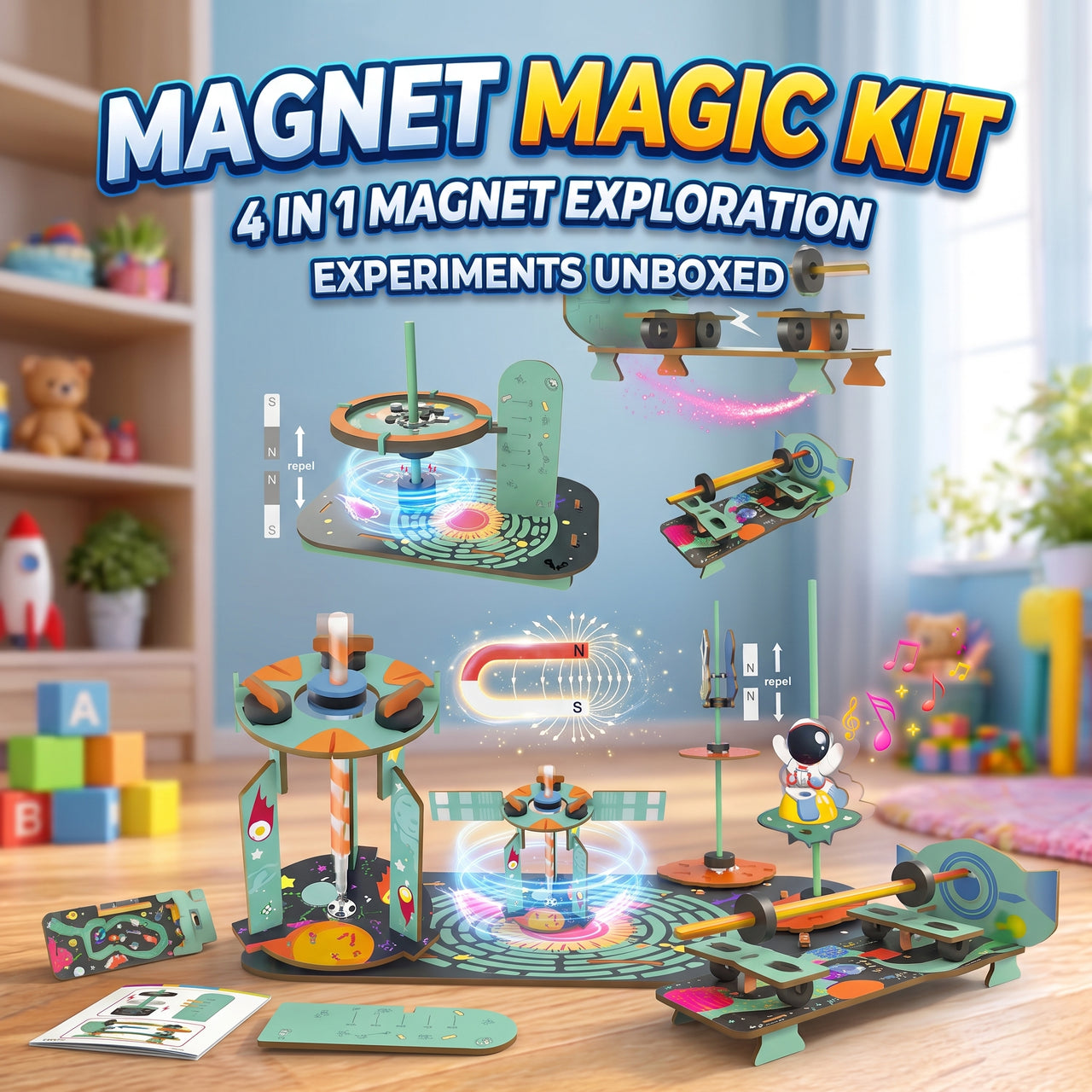 STEAM Magnet Exploration Science Kit (4 in 1)