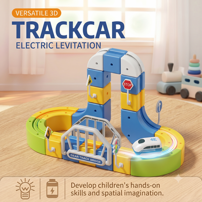 Tarckcar Electric Levitation Train Track Set