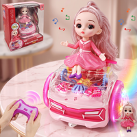 Remote Control Balancing Car Doll With Light And Music