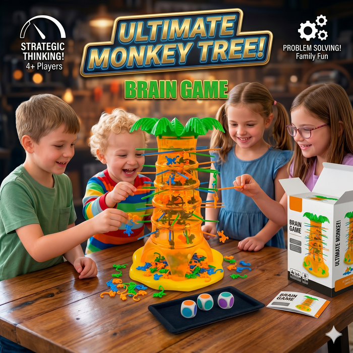 Mini Crazy Flipping Monkey Climbing Tower Game