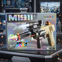 Thumbnail for M1911 Automatic Electric Gel Ball Blaster Colorful Lights And Smoke Effect