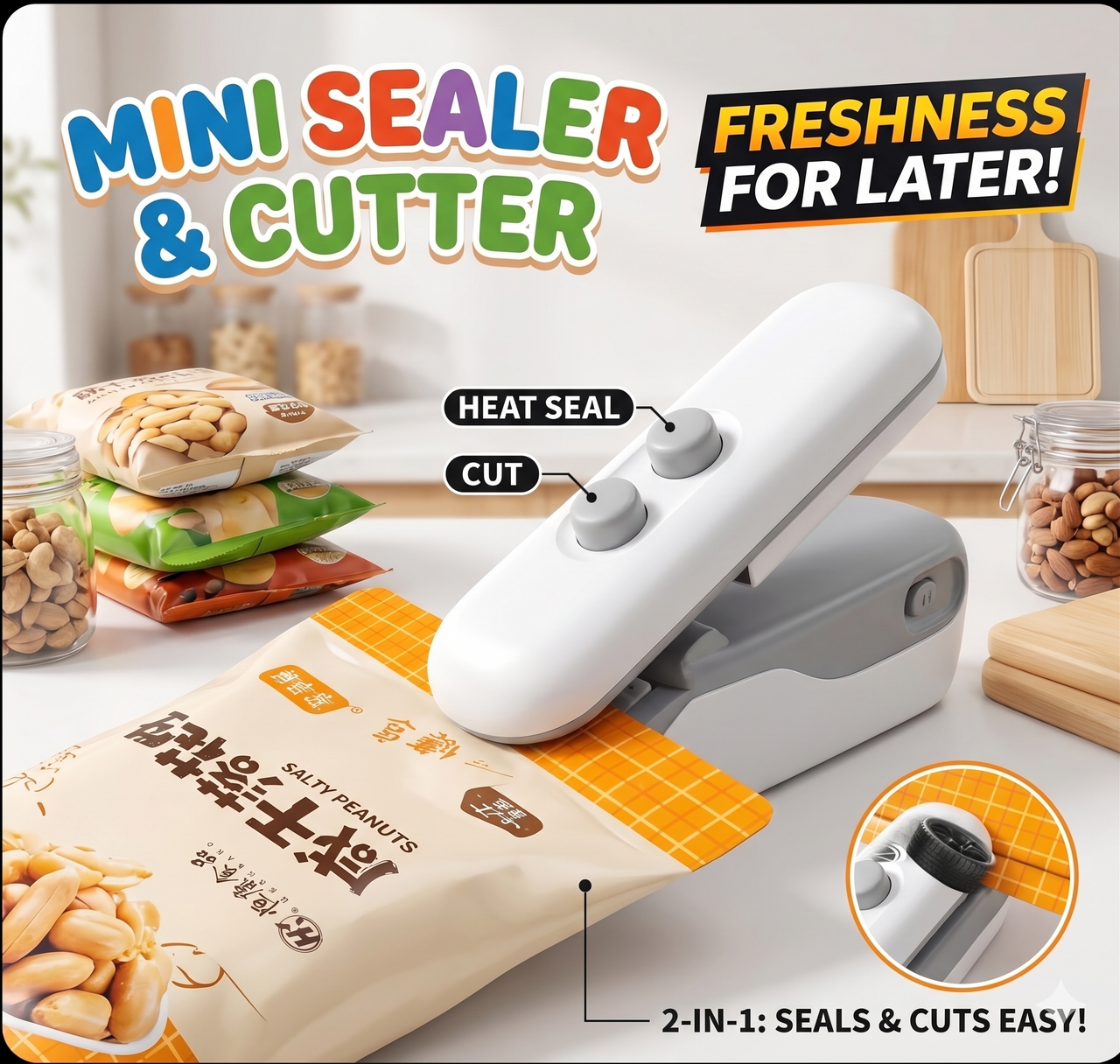 Portable Mini Bag Heat Sealer