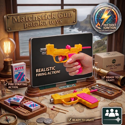High Quality Pretend Play Matchstick Gun Toy