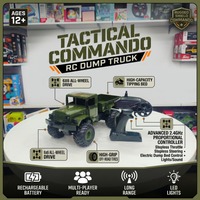 Thumbnail for Military RC Army Truck with Remote Controller Off-Road
