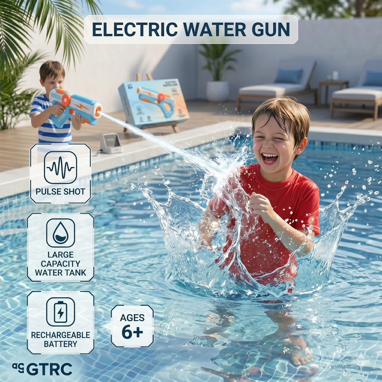 Large Capacity Shock Wave Electric Water Gun Pulse Shot