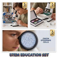 Thumbnail for Scientific Microscope Kids STEM  Set With Carry Case