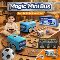 Thumbnail for Remote Control Follow Ball Mini Magic Bus With Face LED Light