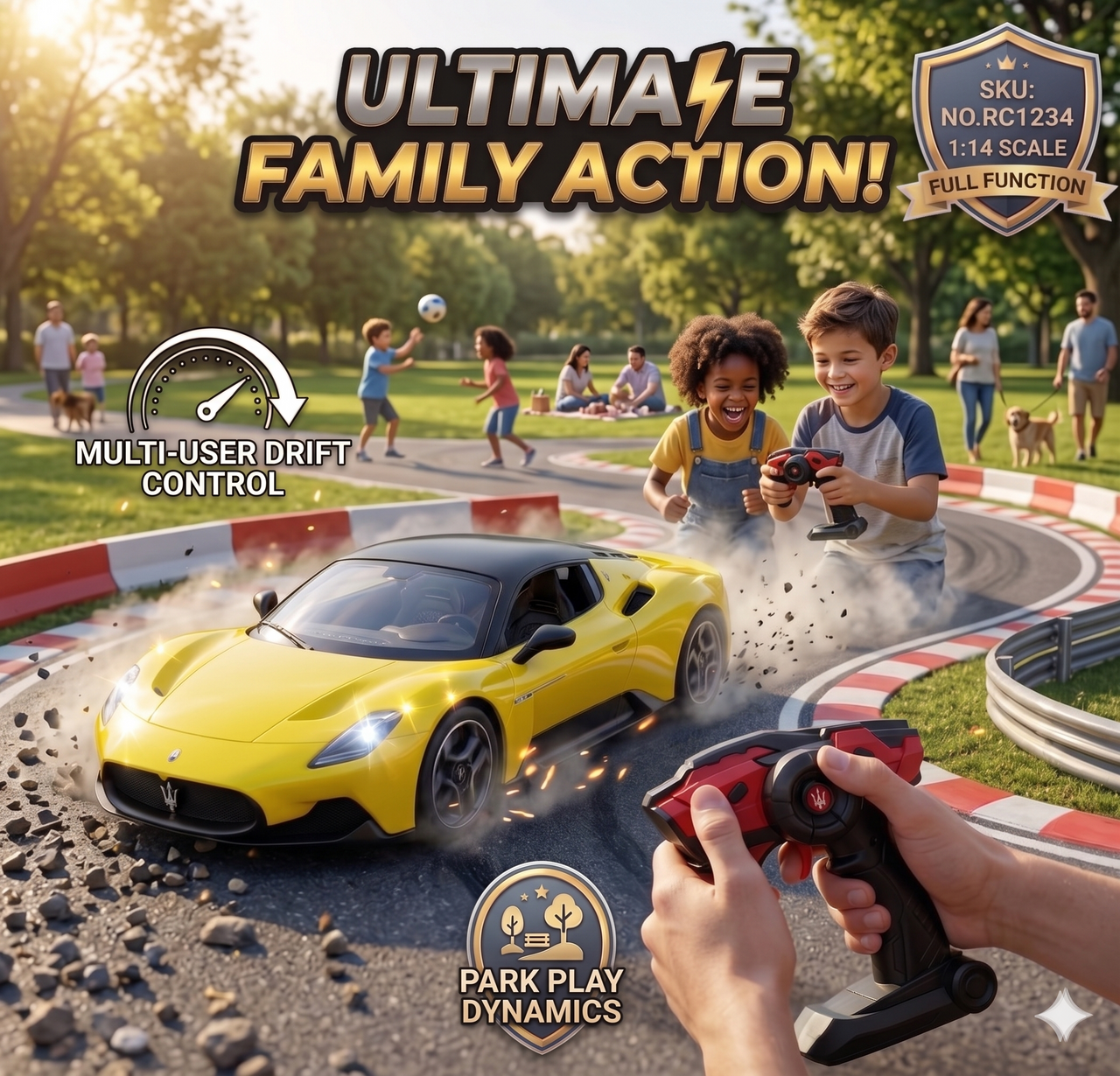 1:14 Scale Remote Control MC20 Maserati Sports Car