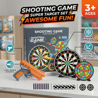 Super Shooting Target Game Set With Ball And Dart Shooter