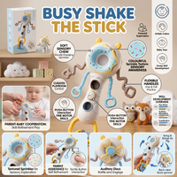 Thumbnail for Baby Sensory Shake the Stick Busy Rattle Toy