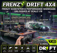 Thumbnail for 4WD Remote Control Frenzy 4X4 High-Speed Drift Car