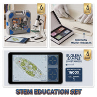 Thumbnail for Scientific Microscope Kids STEM  Set With Carry Case