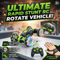 Thumbnail for 360 Rotation Remote Control And Hand Gesture Stunt Car with Lights And Music
