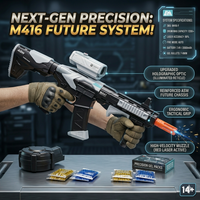 Thumbnail for M416 Automatic And Manual Future Gel Ball Shooter Gun