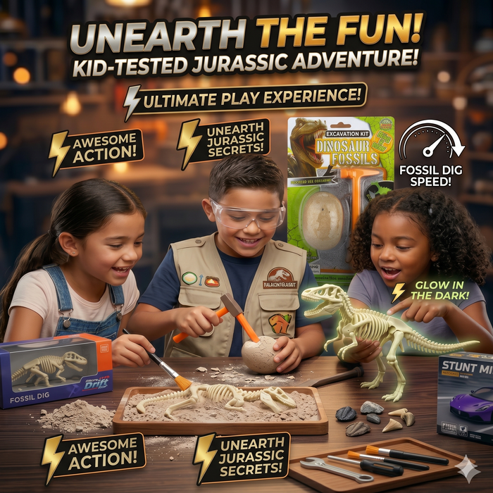 Dinosaur Fossil Excavation Kit